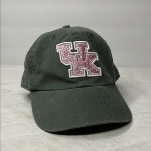 University of Kentucky 47 Dark Green with Pink Glitter Logo Hat